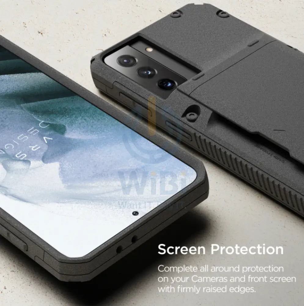 VRS Design Galaxy S21 Plus Damda Glide Pro Case - Sand Stone - Sand Stone Accessories > Mobiles & Tablets