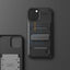 VRS Design iPhone 12 / iPhone 12 Pro Quickstand Case - Black/Metal Black Accessories > Mobiles & Tablets