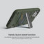 VRS Design iPhone 12 / iPhone 12 Pro Quickstand Case - Green/Metal Black Accessories > Mobiles & Tablets