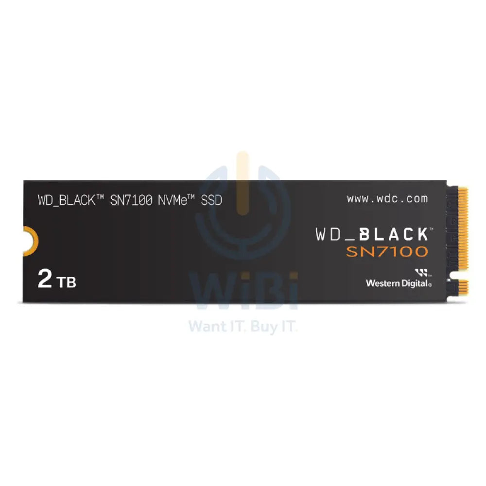 WD Black SN7100 NVMe SSD - 2TB / M.2 2280 / Up to 7,250MB/s / PCIe 4.0 - SSD (Solid State Drive) Storage > Solid State