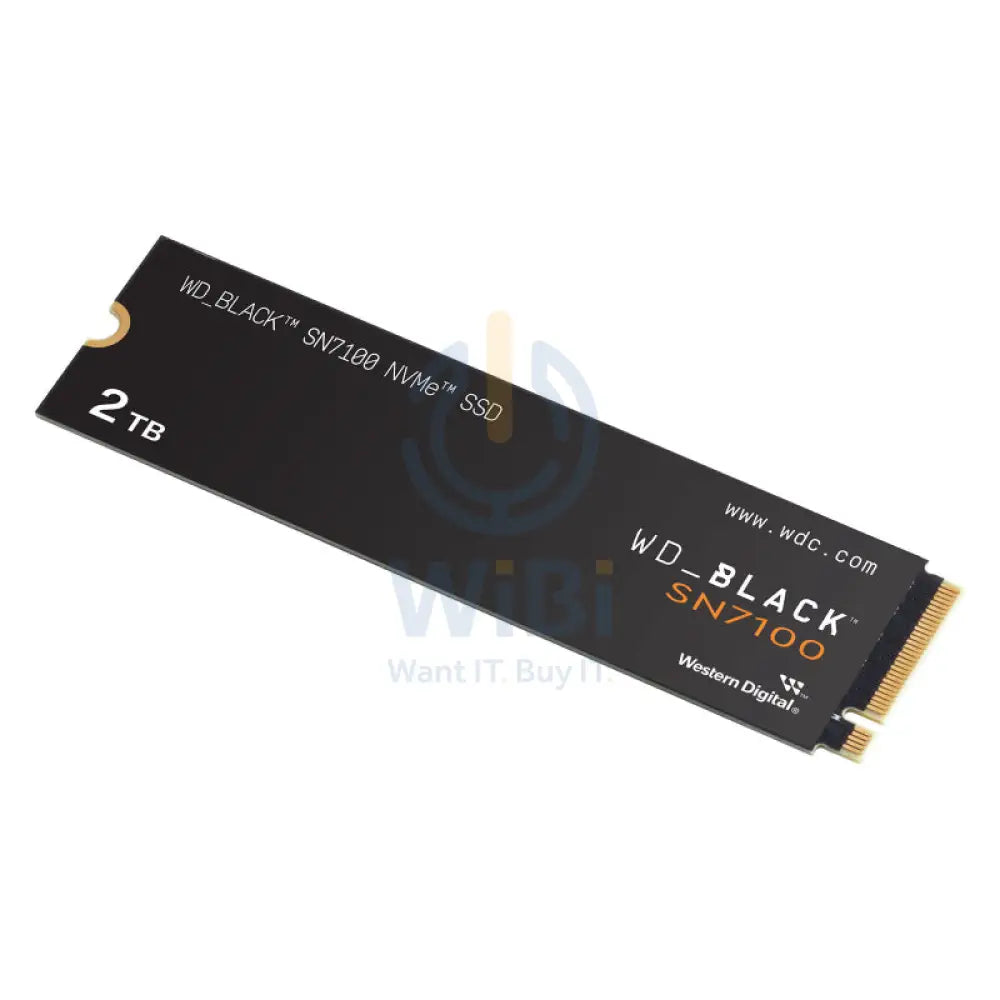 WD Black SN7100 NVMe SSD - 2TB / M.2 2280 / Up to 7,250MB/s / PCIe 4.0 - SSD (Solid State Drive) Storage > Solid State