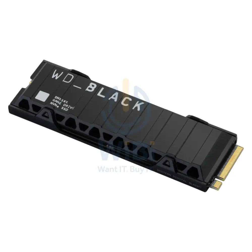WD Black SN850X NVMe SSD with Heatsink - 4TB / M.2 2280 / Up to 7300MB/s / PCIe 4 x4 - SSD (Solid State Drive) Storage