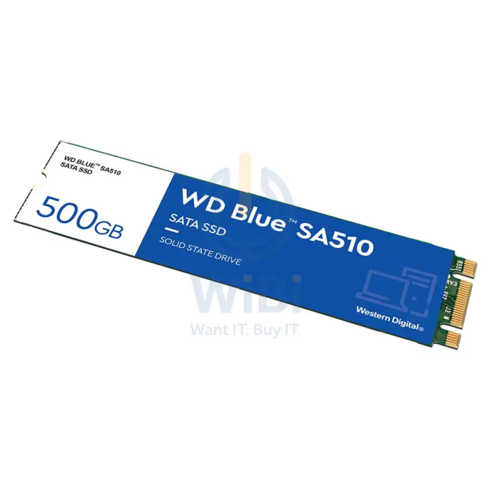 WD Blue SA510 M.2 2280 SATA SSD - 500GB / M.2 2280 / SATA-III - SSD (Solid State Drive) Storage > Solid State Drive