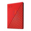 WD My Passport - 2TB / USB 3.2 Gen 1 / Red / External Hard Drive