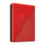 WD My Passport - 4TB / 2.5-inch / USB 3.2 / Red / External Hard Drive