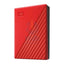 WD My Passport - 4TB / 2.5-inch / USB 3.2 / Red / External Hard Drive