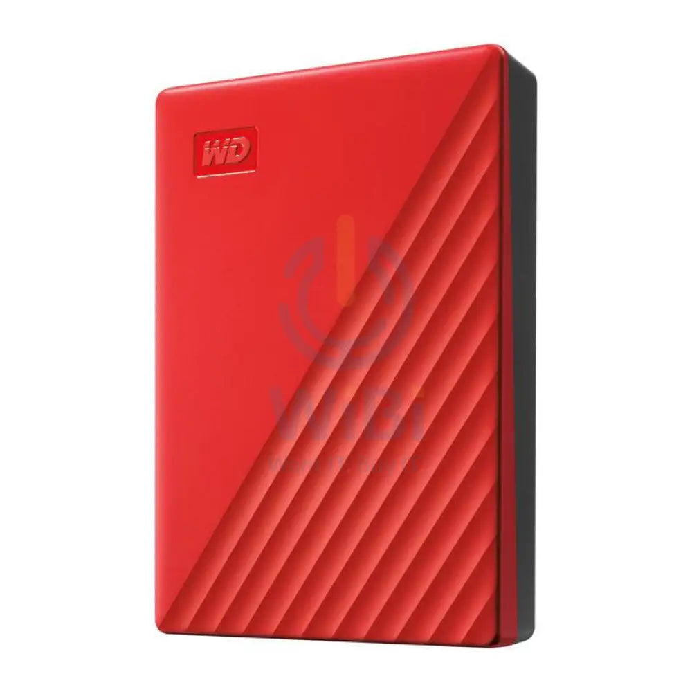 WD My Passport - 4TB / 2.5-inch / USB 3.2 / Red / External Hard Drive