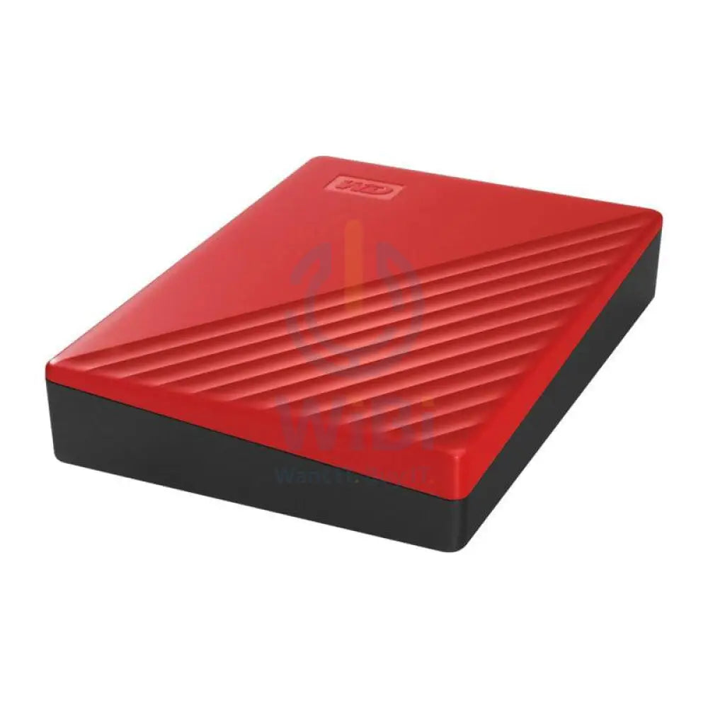 WD My Passport - 4TB / 2.5-inch / USB 3.2 / Red / External Hard Drive