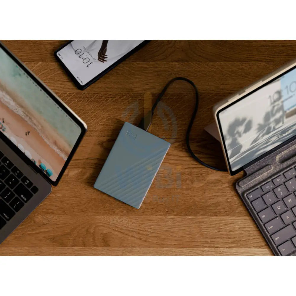 WD My Passport - 6TB / Up to 5Gb/s / USB 3.2 Gen 1 / USB-C / Grey / External Hard Drive Storage > USB Hard Drive