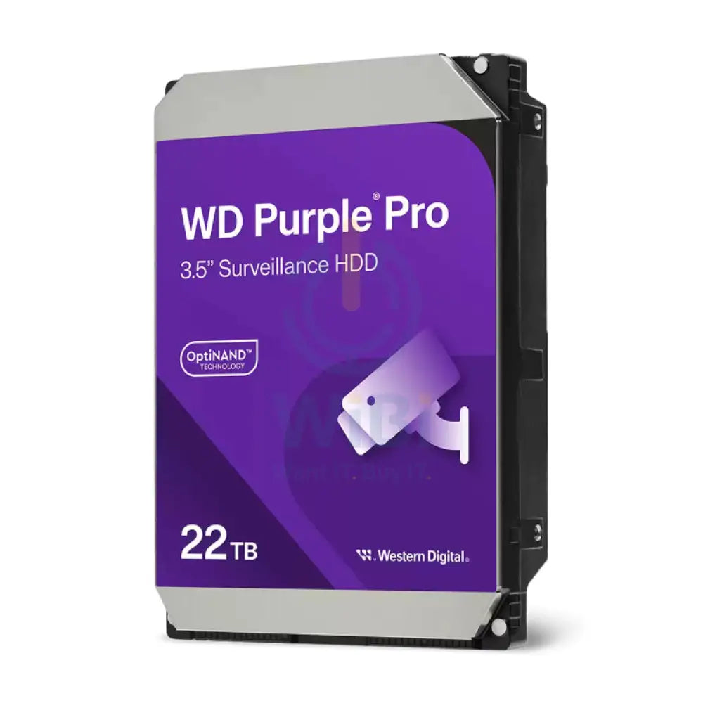 WD Purple Pro Surveillance Hard Drive - 22TB / 3.5-inch / SATA / 512MB Buffer Storage > Desktop Hard Drives