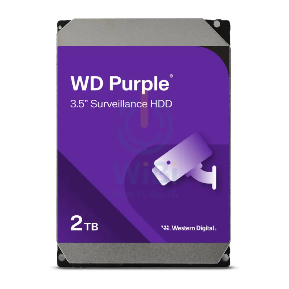 WD Purple Surveillance Hard Drive - 2TB / SATA / Up to 175MB/s - Internal Hard Drive Storage > Desktop Hard Drives