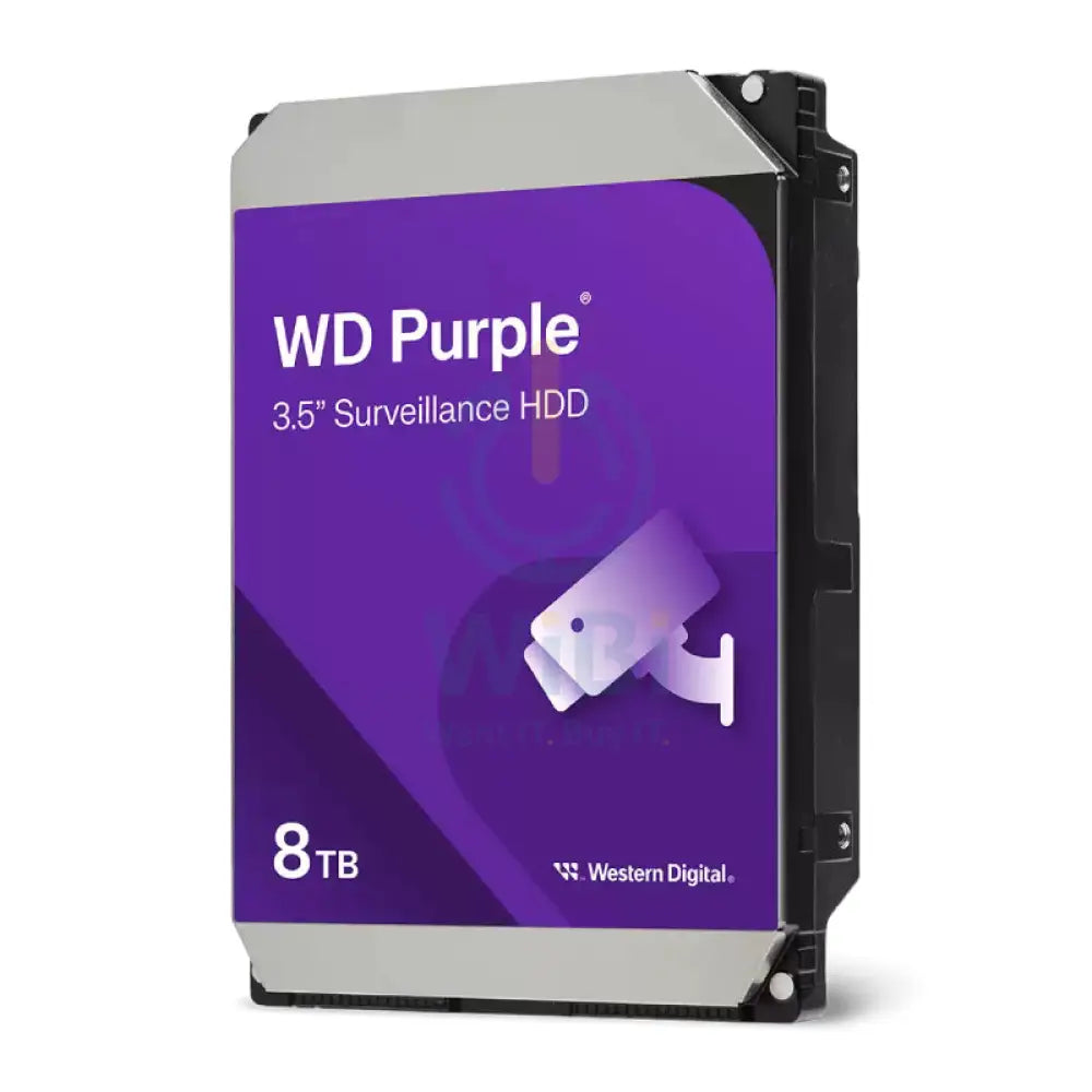 WD Purple Surveillance Hard Drive - 8TB / SATA / Up to 215MB/s - Internal Hard Drive Storage > Desktop Hard Drives