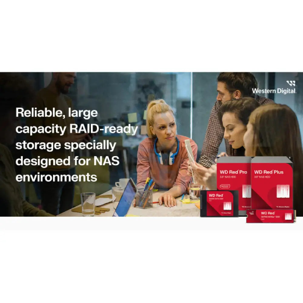 WD Red Plus Internal NAS HDD - 6TB / 3.5-inch / SATA-III / Up to 180MB/s / 256MB Storage > Desktop Hard Drives