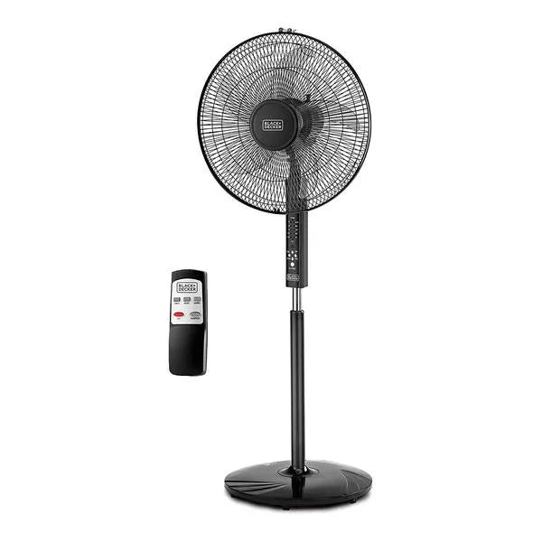 Black+Decker Stand Fan - 16-Inch / 60W / Three Adjustable Speed / Black