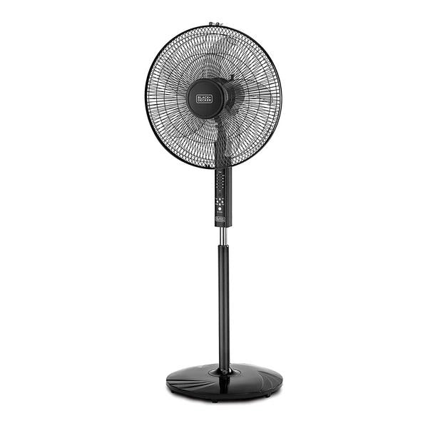 Black+Decker Stand Fan - 16-Inch / 60W / Three Adjustable Speed / Black