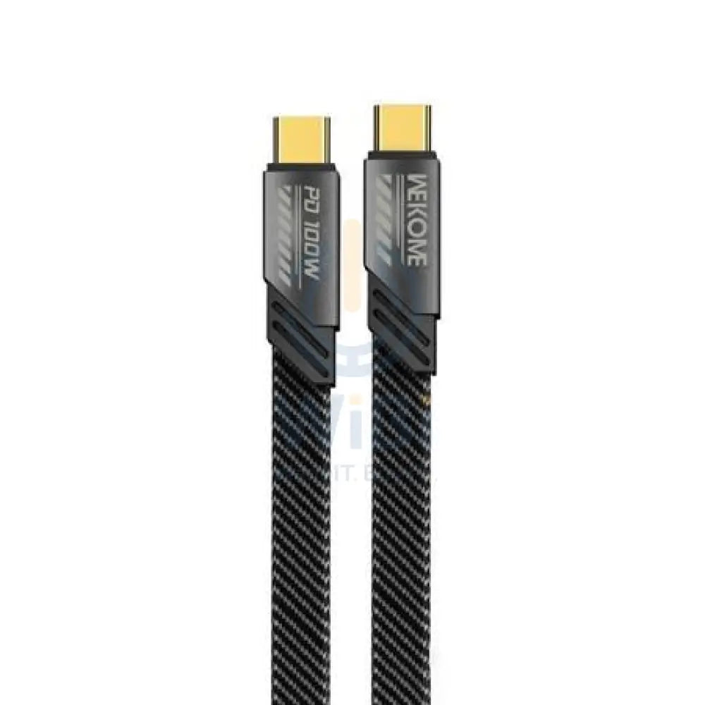 WEKOME WDC-192 Mecha Series - USB-C to USB-C Connection Cable 100W Fast Charging - 1.2Meter / Black Accessories >
