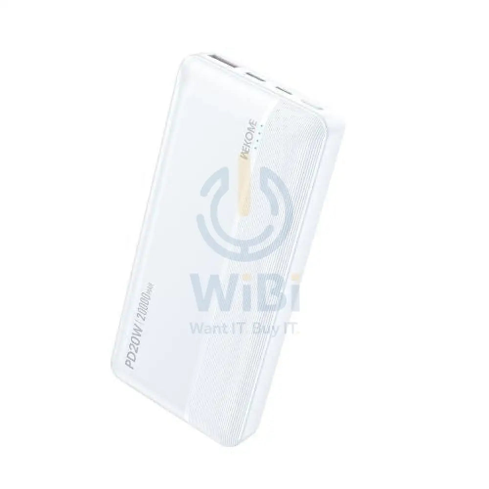 WEKOME WP-04 Tidal Energy Series 20000mAh 20W Fast Charge Power Bank - White Accessories > Power Bank