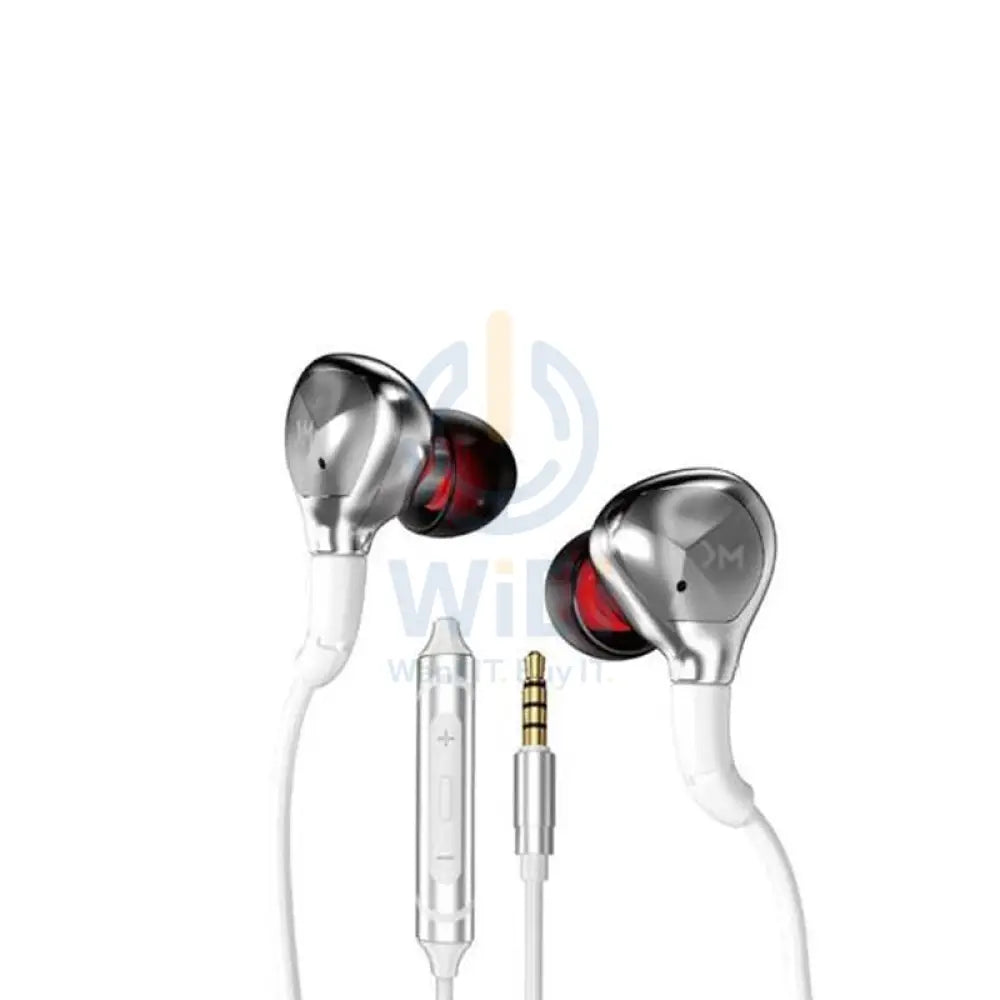 WEKOME YC06 Blackin Series - HiFi Wired Headphones Jack 3.5mm - White Accessories > Audio > Headphones