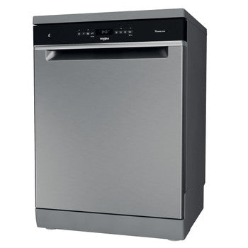 Whirlpool Free-Standing Dishwasher, 10 Program, 14 Settings, WFO 3O41 PL X UK - Inox