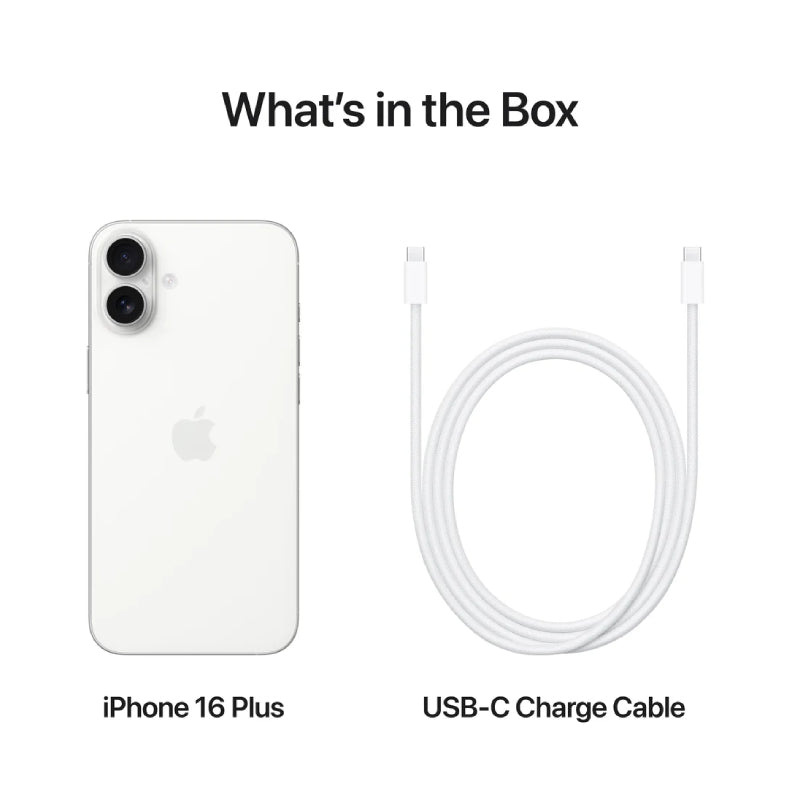 Apple iPhone 16 Plus - 128GB / White / 5G / 6.7’’ Mobiles & Tablets > Mobiles