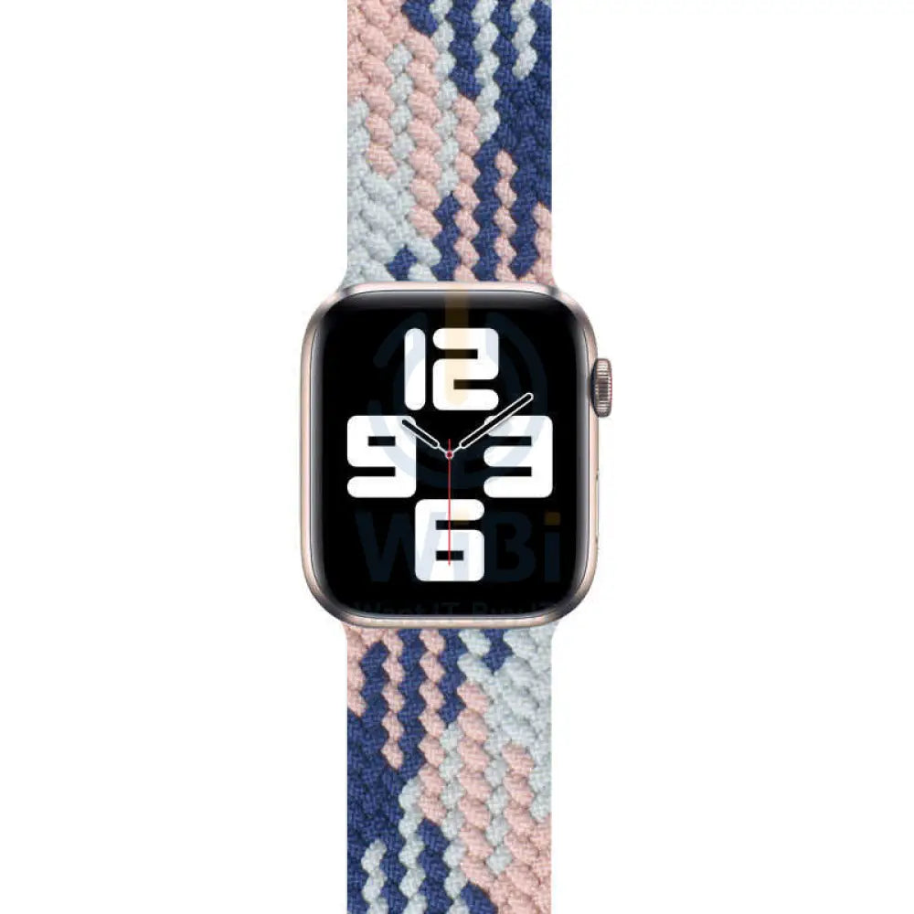 Wiwu Braided Loop Watch Band - Apple Watch 42/44/45/49mm / Pink/Blue/Dark Blue Accessories > Smart Watches > Straps