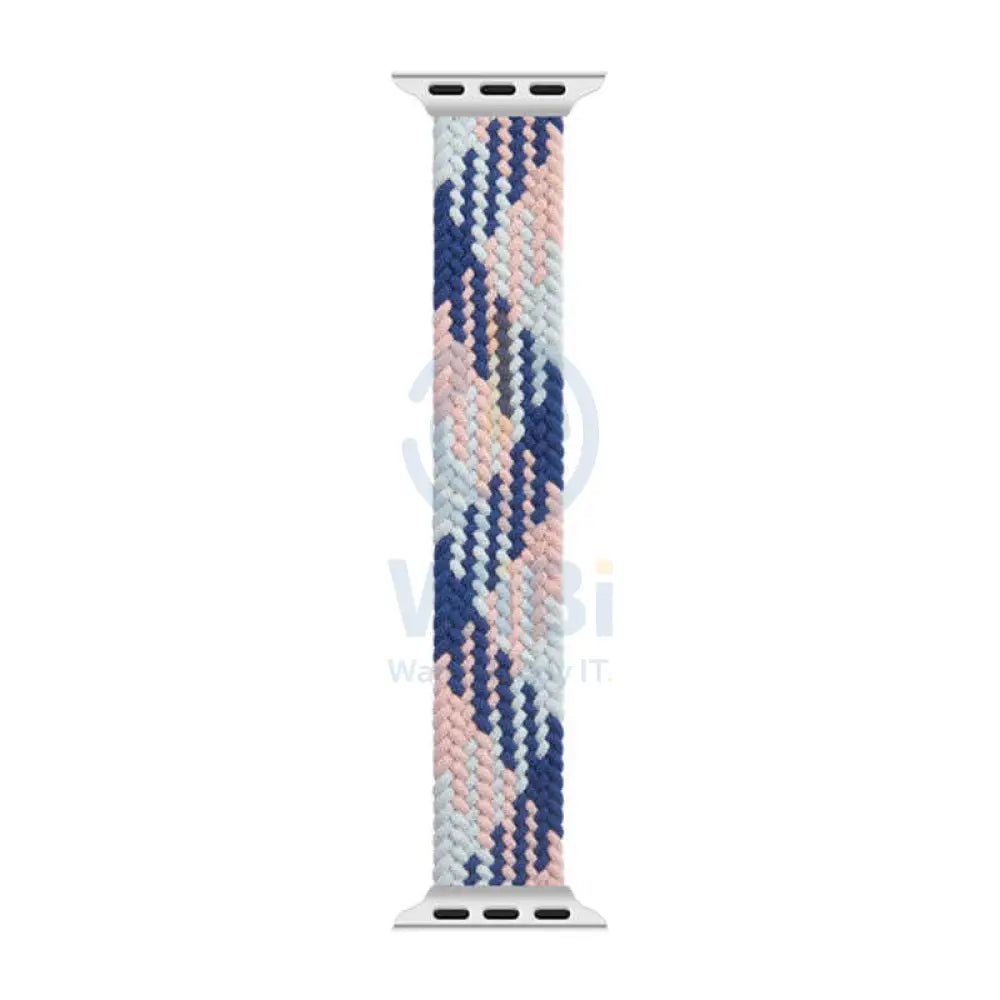 Wiwu Braided Loop Watch Band - Apple Watch 42/44/45/49mm / Pink/Blue/Dark Blue Accessories > Smart Watches > Straps