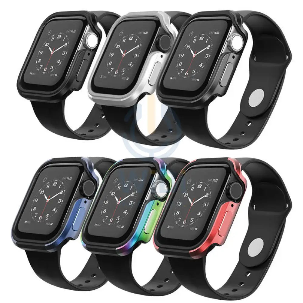 Wiwu Defense Armor Series Watch Case - Apple Watch 44mm/45mm / Red Accessories > Smart Watches > Cases & Screen