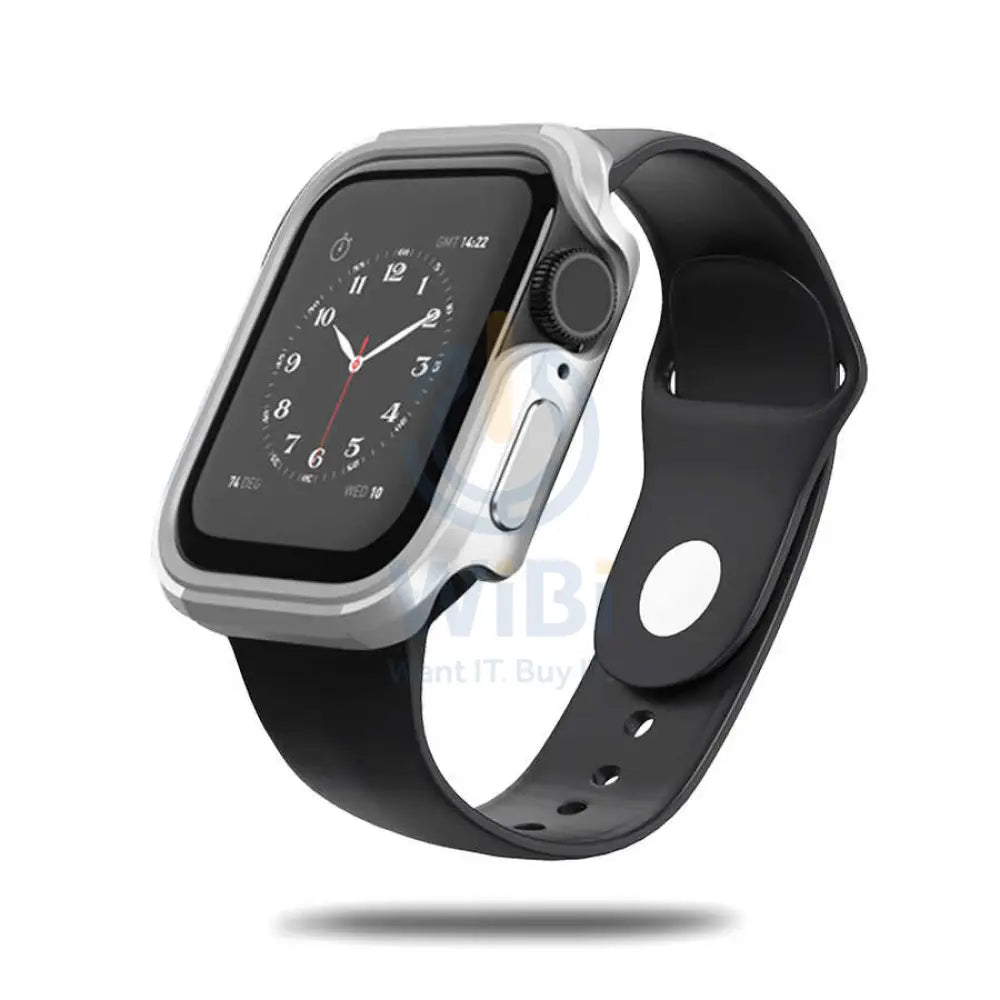 Wiwu Defense Armor Series Watch Case - Apple Watch 44mm/45mm / Silver Accessories > Smart Watches > Cases & Screen