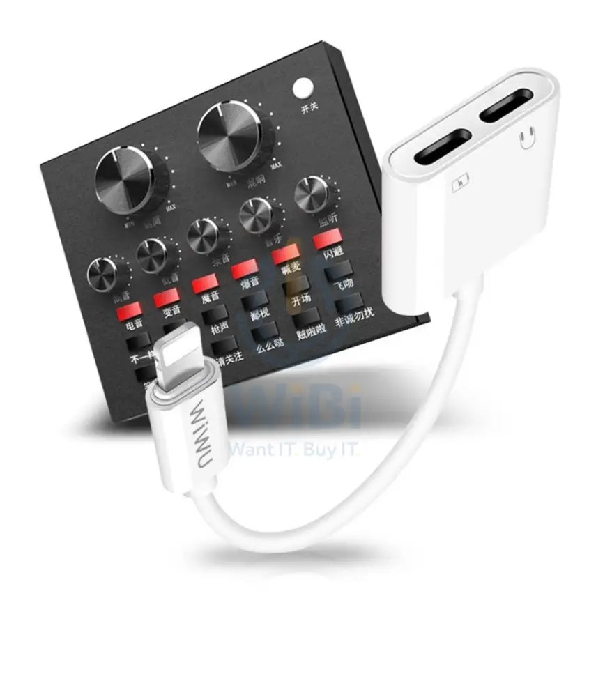 Wiwu Lt01 Lightning To Dual Lighting Adapter - White Accessories > Mobiles & Tablets > Tablets