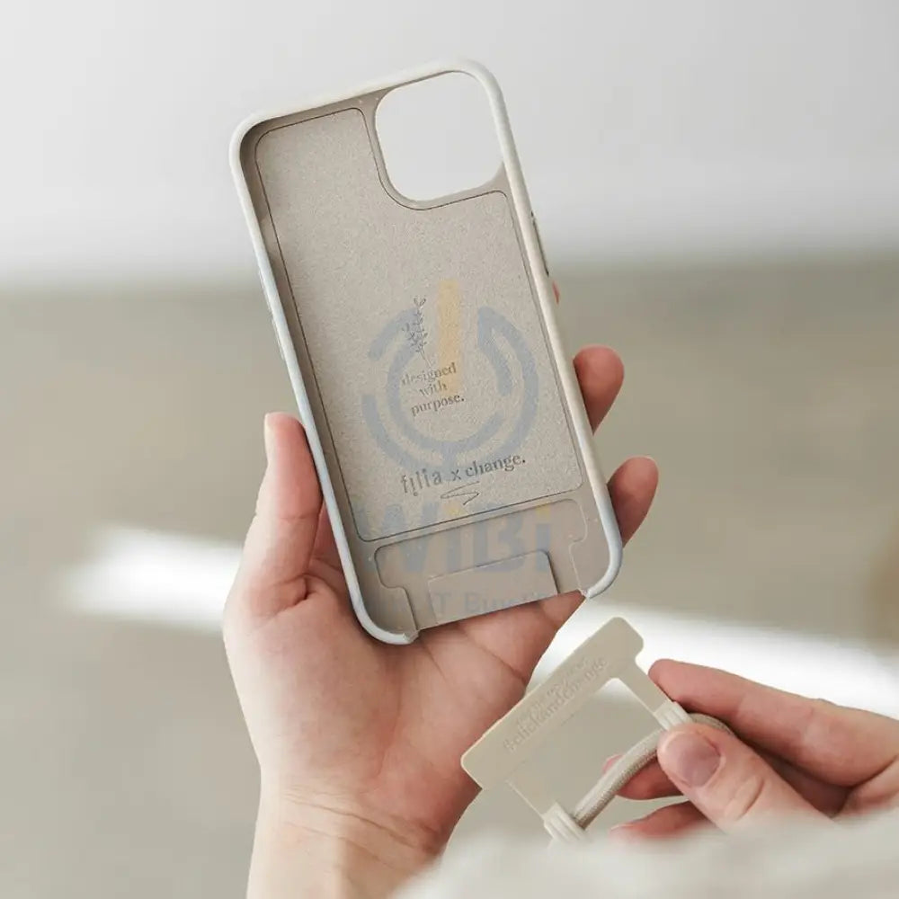 Woodcessories iPhone 14 Pro Change Case - Beige Blue Accessories > Mobiles & Tablets > Mobiles > Screen Protectors &