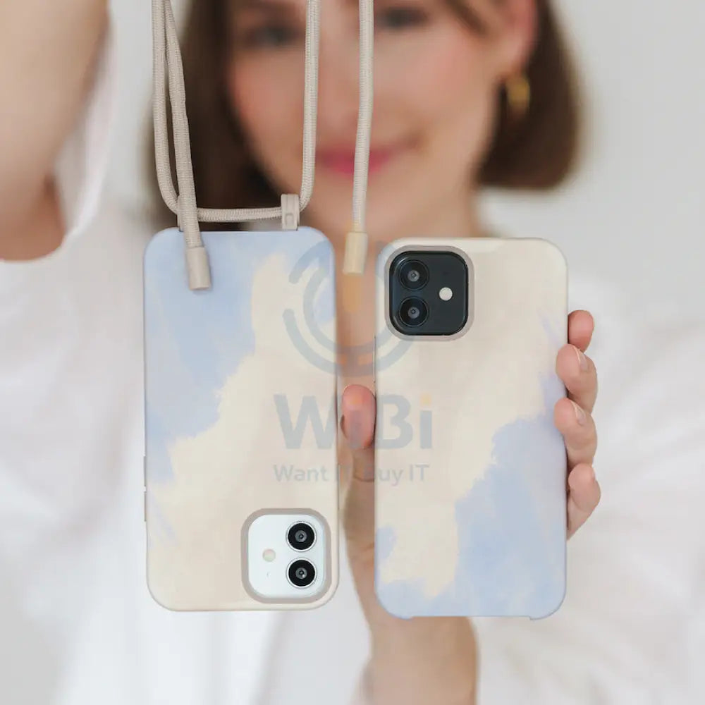 Woodcessories iPhone 14 Pro Change Case - Beige Blue Accessories > Mobiles & Tablets > Mobiles > Screen Protectors &
