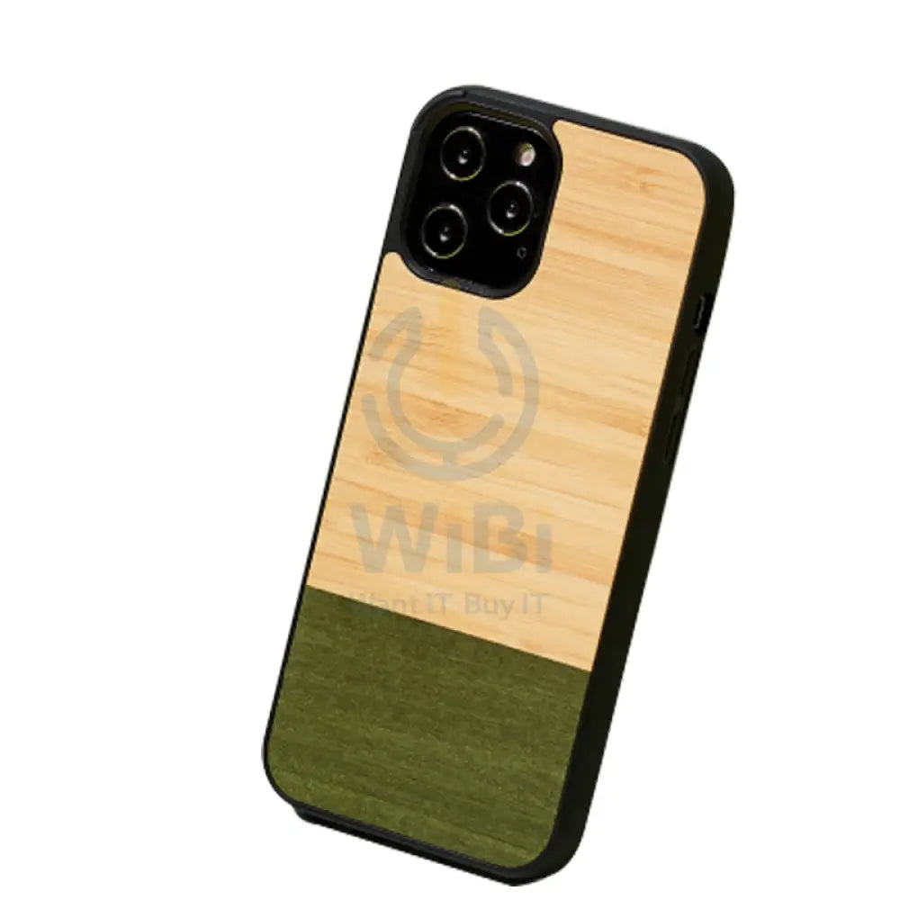 Wooden Case For iPhone 12 Pro Max - Bamboo Forest Accessories > Mobiles & Tablets > Offer Zone