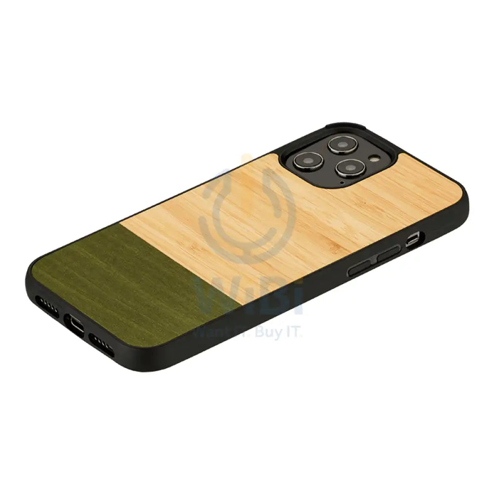 Wooden Case For iPhone 12 Pro Max - Bamboo Forest Accessories > Mobiles & Tablets > Offer Zone