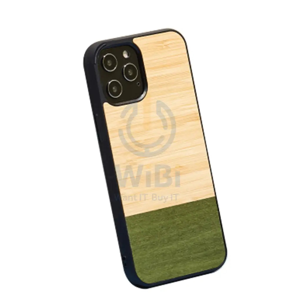 Wooden Case For iPhone 12 Pro Max - Bamboo Forest Accessories > Mobiles & Tablets > Offer Zone