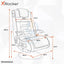 X-Rocker X-Pro 4.1 Pedestal Video Gaming Chair Comfy Folding Game Player Accessories > Chairs > Gaming Zone