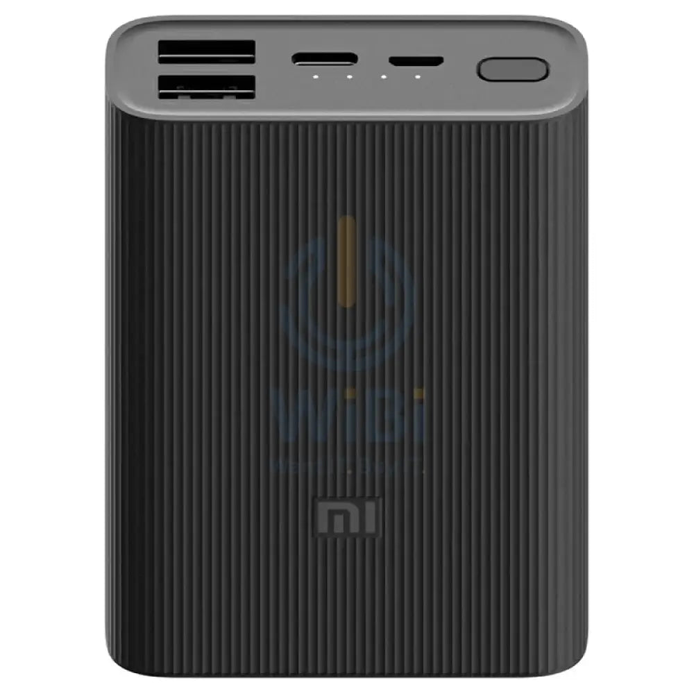 Xiaomi 3 Portable Charger Compact Power Bank - 10000mAh / Micro-USB / USB-C / Black Accessories > Power Bank