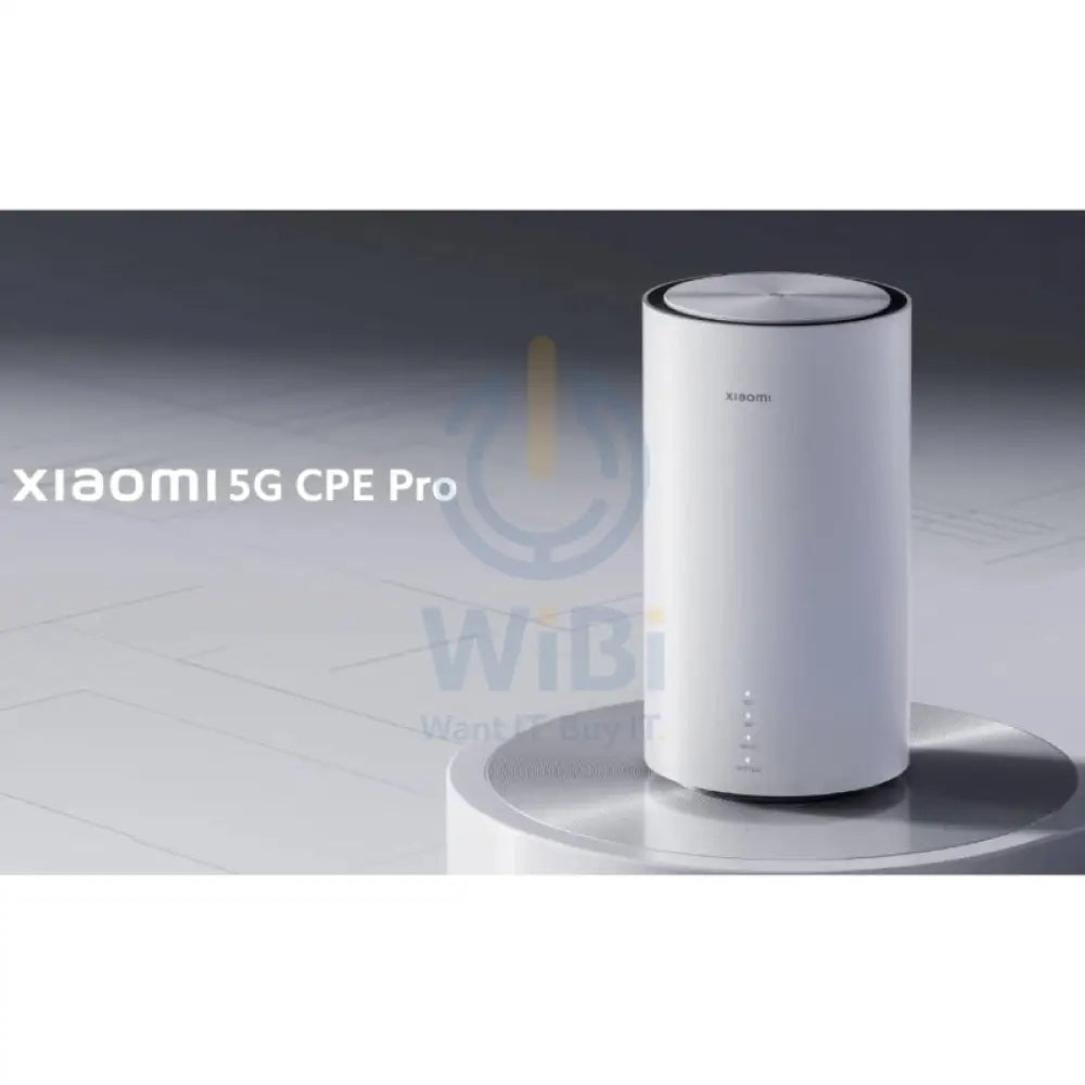 Xiaomi 5G CPE Pro V2 - 2.4GHz 5GHz Dual-Band / 2x 1000Mbps Adaptive WAN/LAN Port / 1x Nano SIM Card Slot Networking