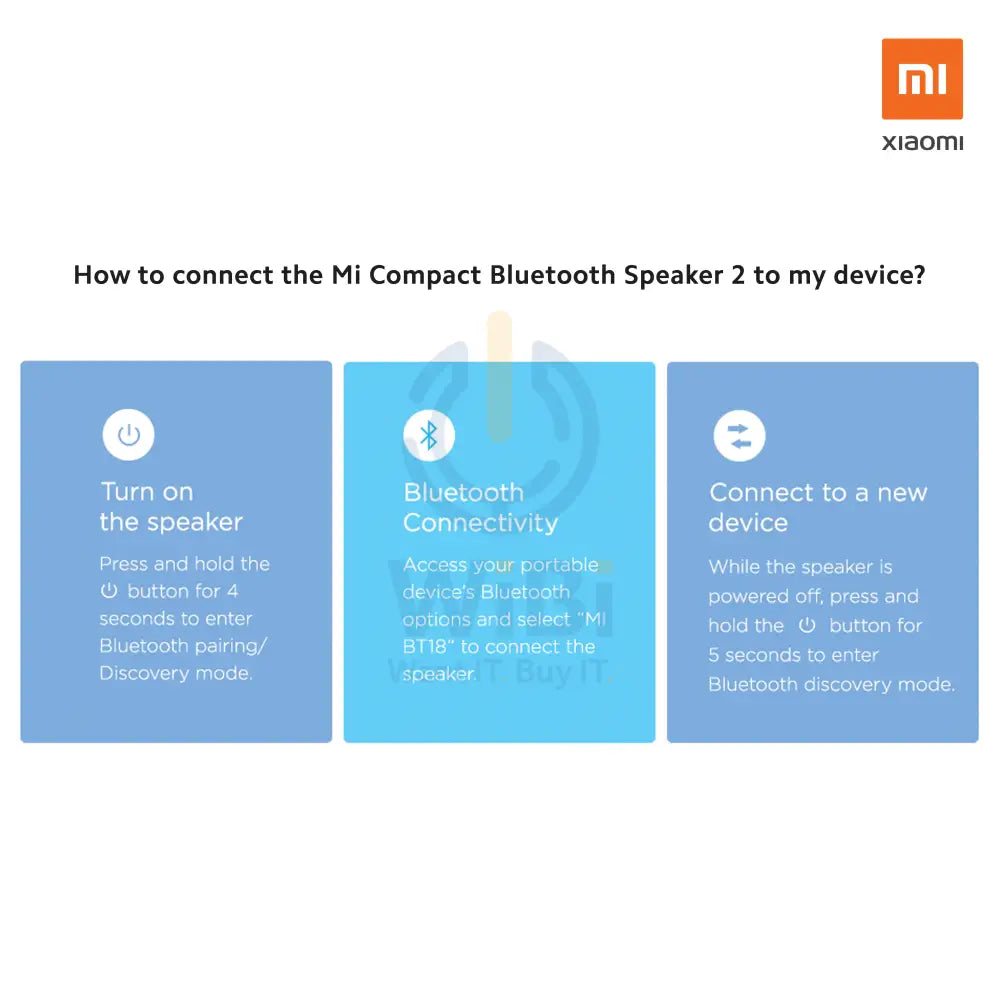 Xiaomi Compact Bluetooth Speaker 2 Accessories > Audio > Speakers