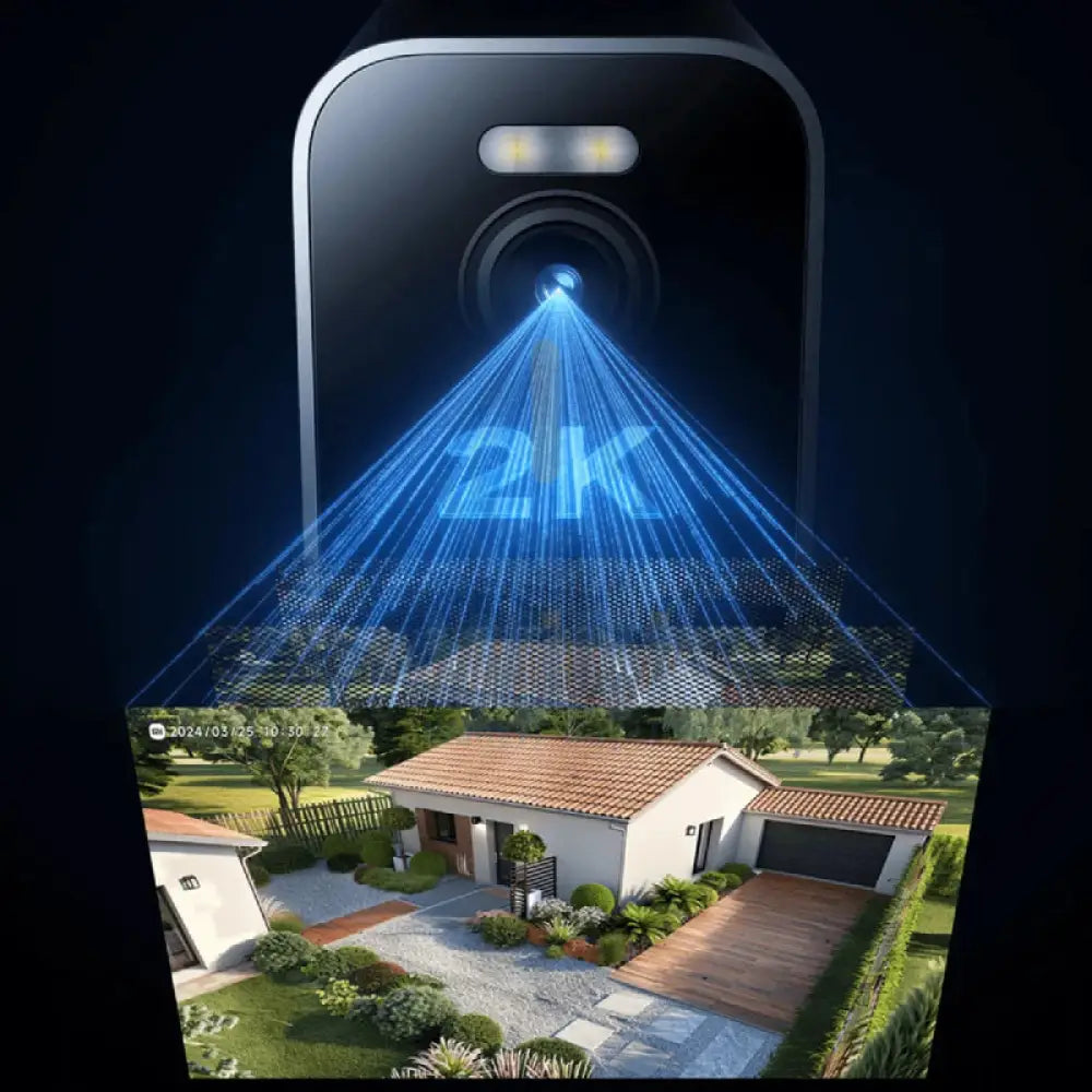 Xiaomi Outdoor Camera BW300 - 3MP / Two-way Intercom / 4900mAh / Smart Full-Color Night Vision / Human Motion Detection