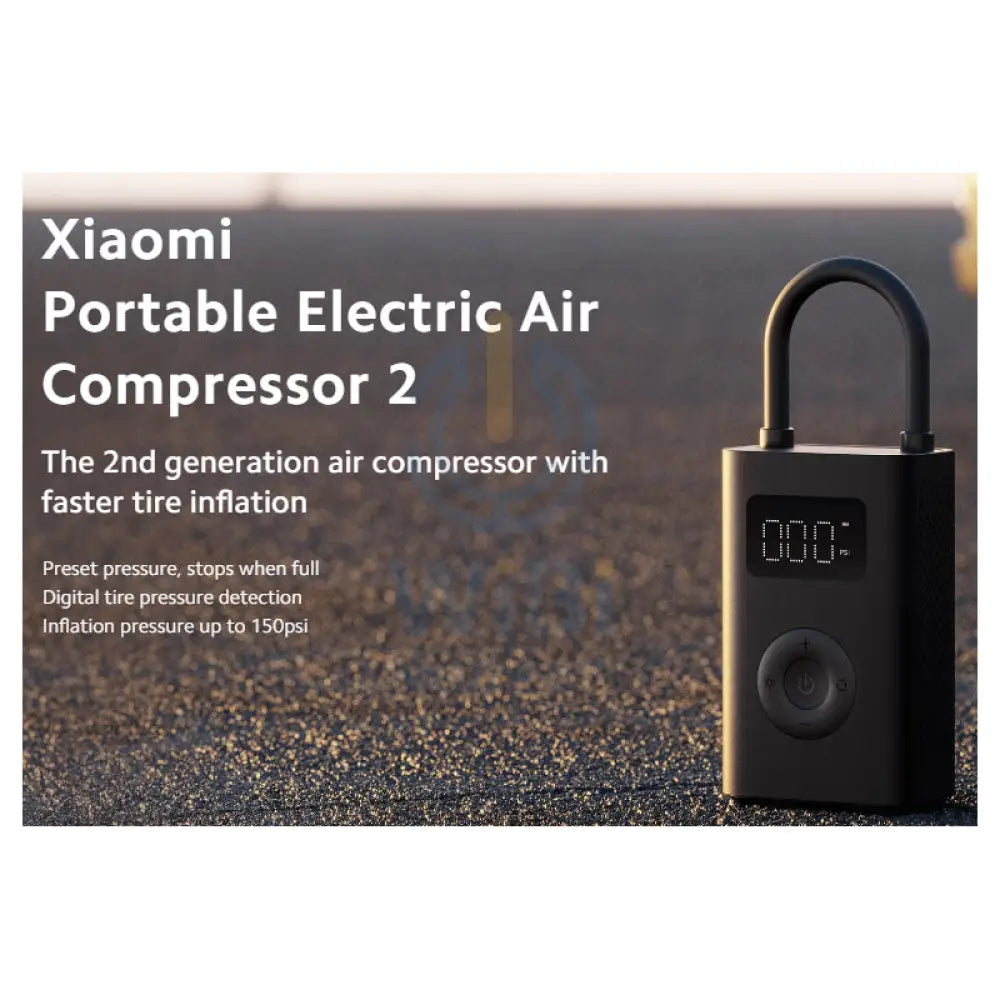Xiaomi Portable Electric Air Compressor 2 Accessories > Smart Devices > Air Compressor