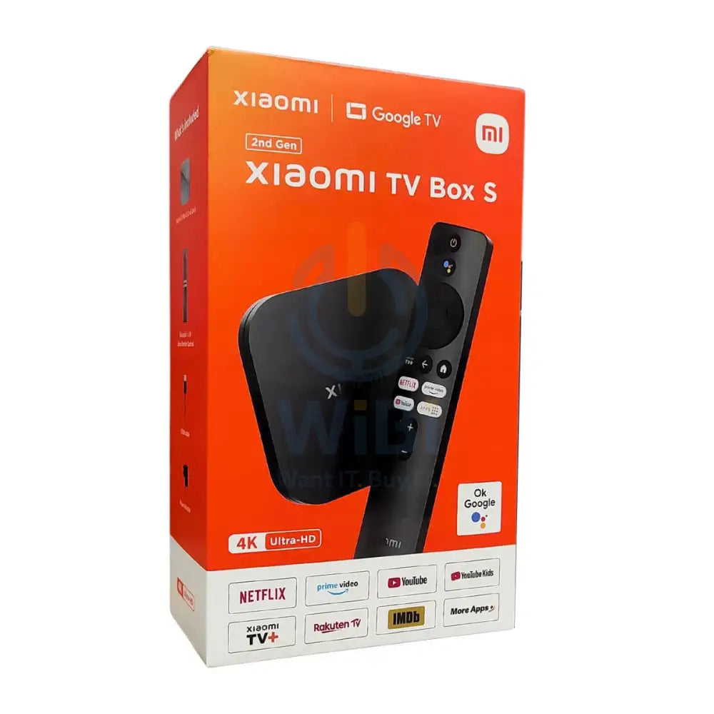 Xiaomi TV Box S 2nd Gen 4K Ultra HD Streaming Device Accessories > Smart Devices > Smart TV > Offer Zone