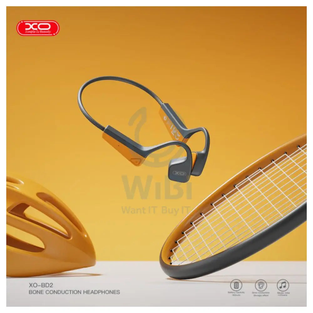 XO XO-BD2 Deep Light Bone Conduction Bluetooth Headset - Orange Accessories > Audio > Headphones