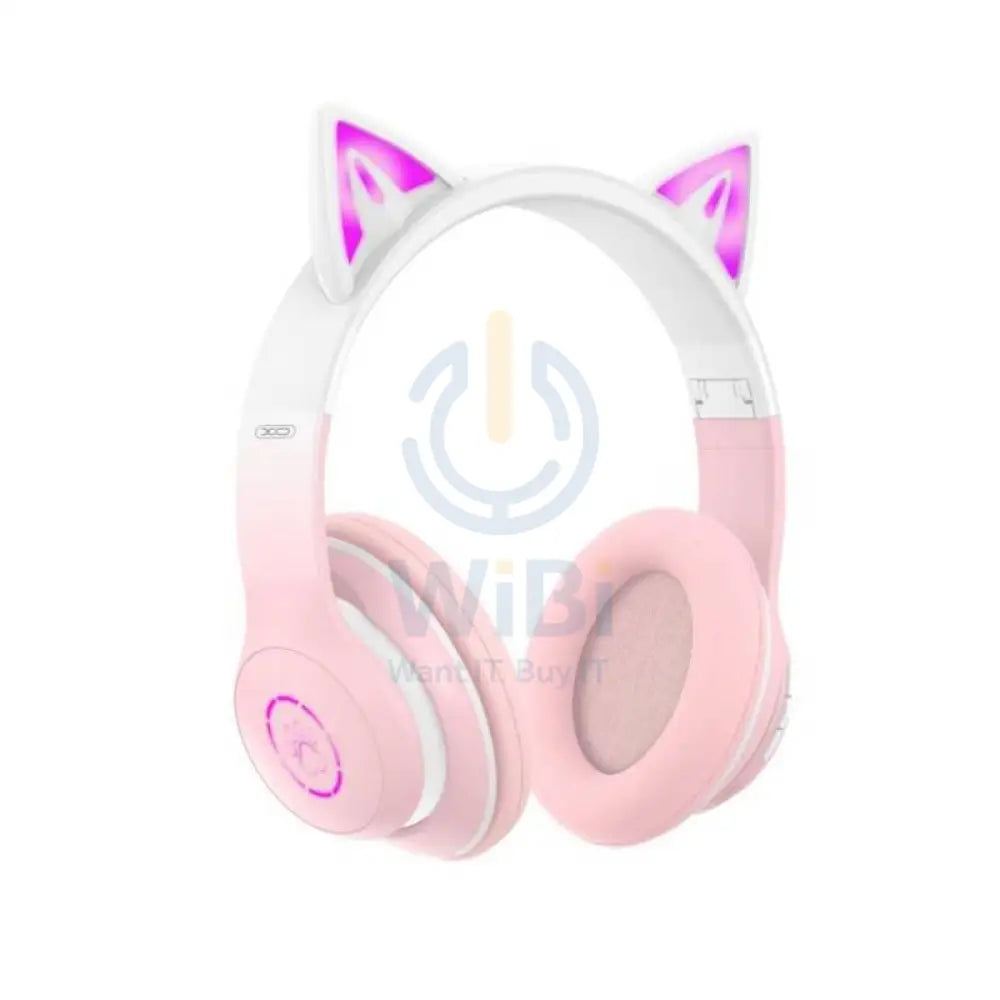 XO BE38 Bluetooth Kids Headphones - Bluetooth / 300mAh / Pink Accessories > Audio > Headphones