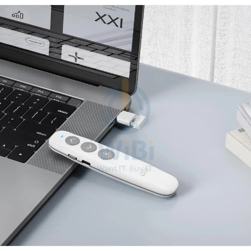 XO CF27 Smart PPT Flip Pen Red Laser Light Display - White Accessories > Smart Devices