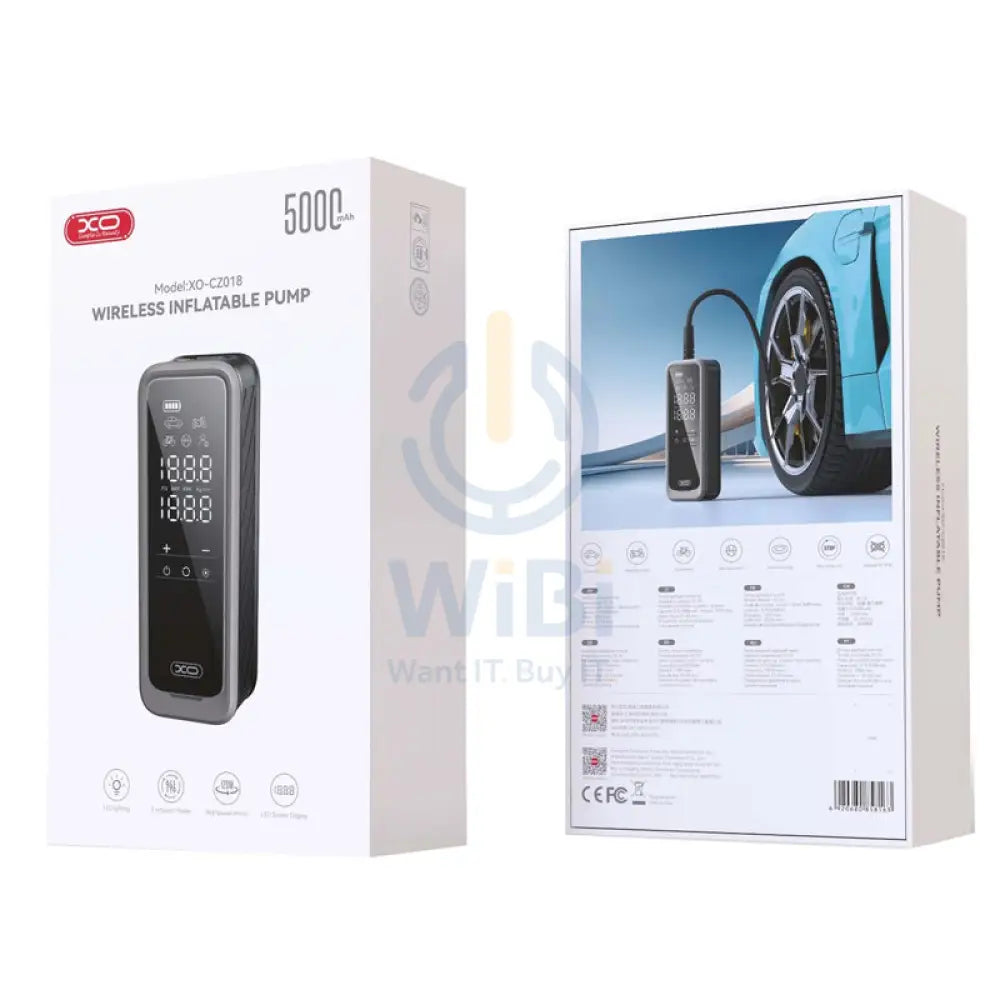 XO CZ018 Smart Portable Wireless Inflator Pump Accessories > Smart Devices