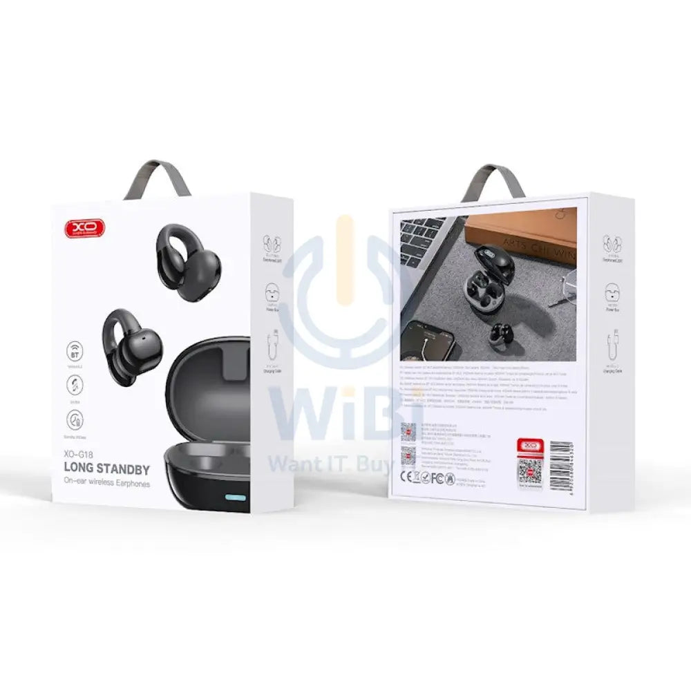 XO G18 TWS In-Ear Bluetooth Earphones - Black Accessories > Audio > Headphones