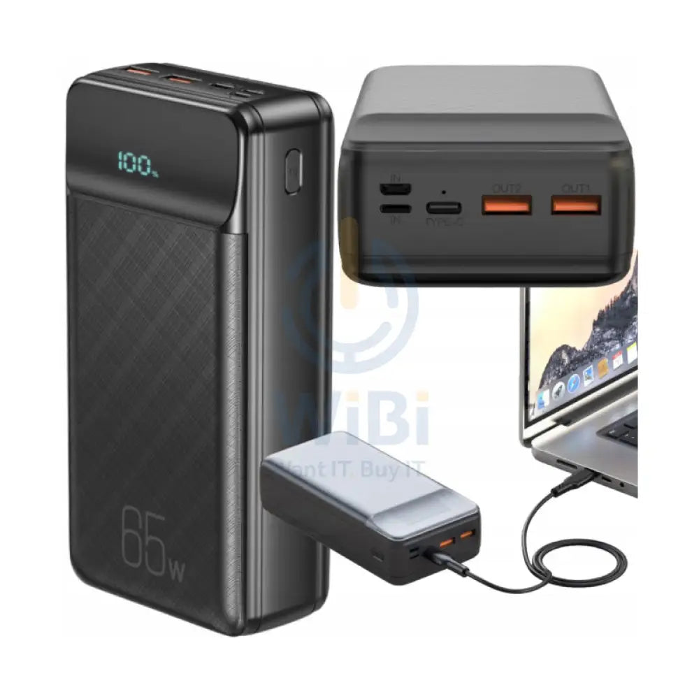 XO PR201 Power Bank - 30000mAh / 65W / USB Type-C / USB Type-A Accessories > Power Bank