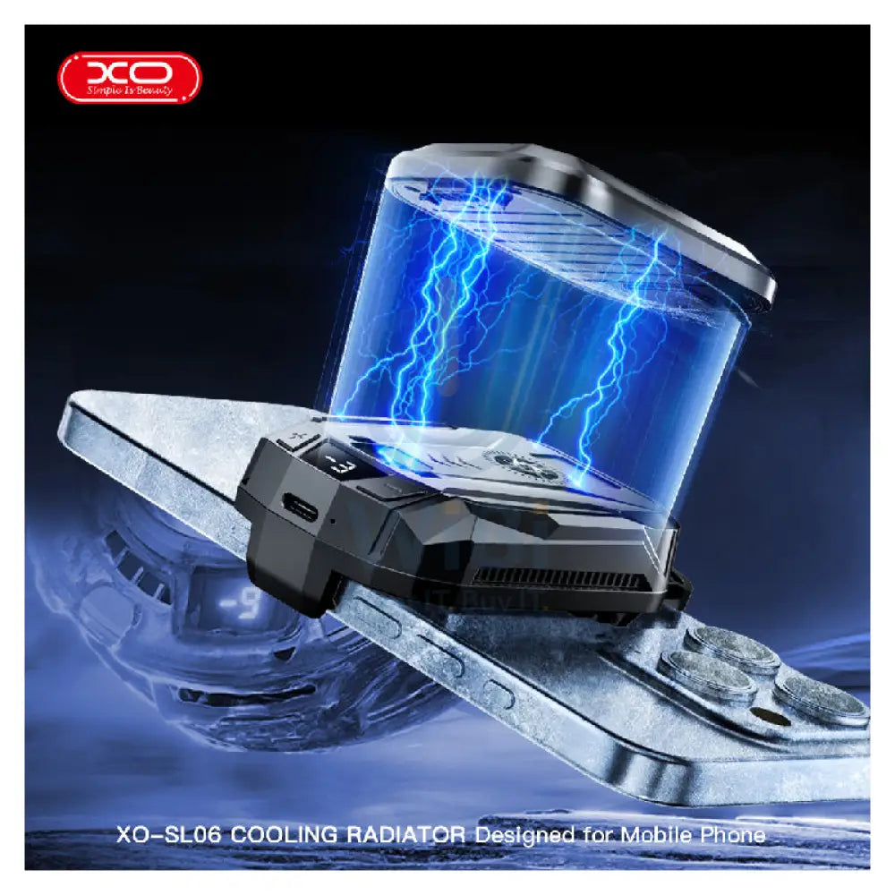 XO SL06 Cooling Radiator Designed for Mobile Phone - Black Accessories > Mobiles & Tablets