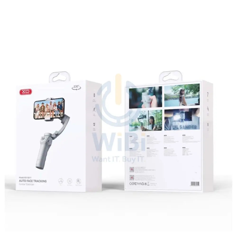XO SS17 Auto Face Tracking Gimbal Stabilizer - Gray Accessories > Cameras