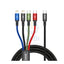Xpower 4CL 4-in-1 Cable - 1.2 Meter / Black Accessories > Cables & Converters > Cables